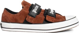 Palm Angels Velcro Vulcanized Low Sneakers - Heren - Sneakers - Bruin - 40 EU - Leer - Schoenen