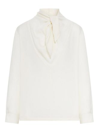 Max Mara Silk Charmeuse Blouse