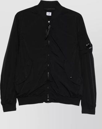 C.P. Company nylon bomber jacket arm and front pockets
