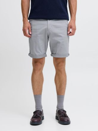 Jack & Jones Chinoshorts JACK & JONES JPSTBOWIE JJSHORTS S, Herren, Gr. XXL, N-Gr, grau (ultimate grau), Web, Obermaterial: 98% Baumwolle, 2% Elasthan, unifarben, 