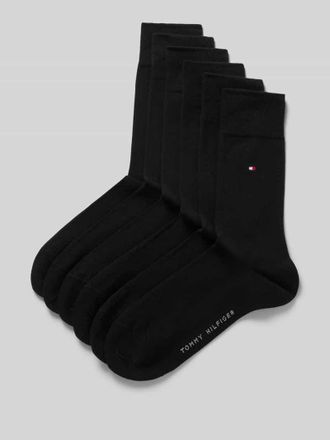 Tommy Hilfiger Socken aus Baumwoll-Mix im 6er-Pack in Black, Gr&ouml;&szlig;e 39-42