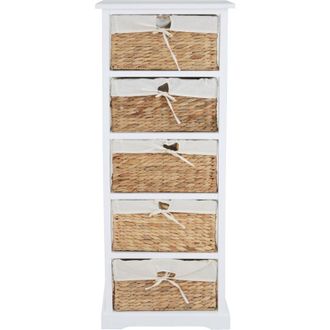 Premier Housewares Ashby 5 Drawer Chest - Premier Housewares