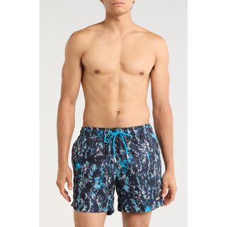 BOSS Discus Swim Shorts in Turquoise/Aqua at Nordstrom Rack, Size Xx-Large