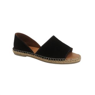 Bueno Womens Kitty Sandal In Black Suede