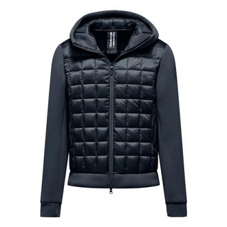 Bomboogie Giacca corta bi-materiale con cappuccio - - Jackets - Uomo - Blu - S