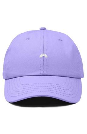 Dalix Lil Rainbow Dad Cap in Lavender at Nordstrom