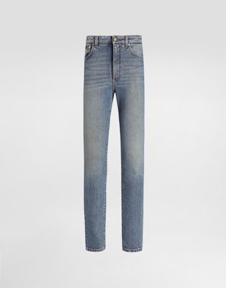 Dolce & Gabbana 5-pocket Stretch Denim Trousers - Woman Denim And Jeans Multi-colored 36