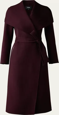 Mackage Mai Wool Belted Wrap Coat