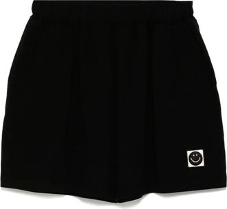 Joshua Sanders Shorts in piqué con smile - Nero