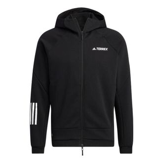 adidas Terrex Knit Fz Hooded Jacket Olive Green HM9712