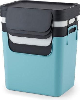 Rotho Mülltrennsystem »Müllsystem 30 L blau« 3 Behälter