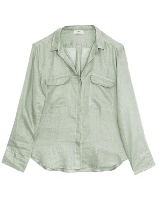 Mikoh Swimwear Womens Mentawai Shirt In Celadon