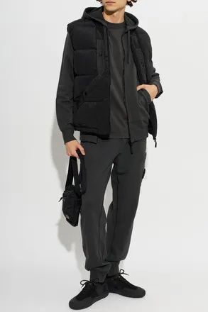 Stone Island Quilted Vest, Mens, Black