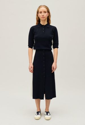 Claudie Pierlot Jupe midi bicolore