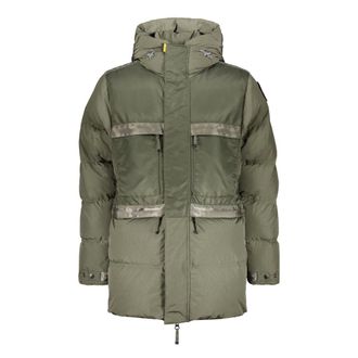 Parajumpers Olive Green Hooded Padded Jacket