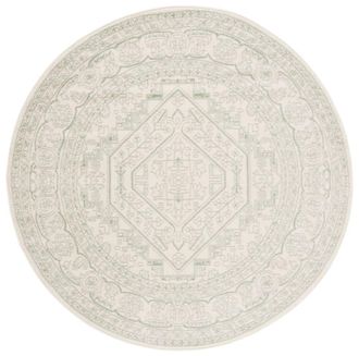 Safavieh Alfombra medall&oacute;n salvia y marfil 183 x 183 cm