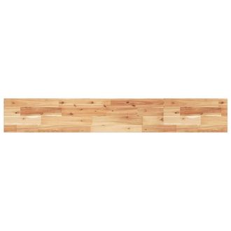 Berkfield Home Floating Shelf 120x20x2 cm Oil Finished Solid Wood Acacia in Brown | Size: 120 x 20 x 2 cm