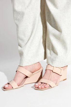 Roger Vivier Wedge Sandals Belle, Womens, Beige