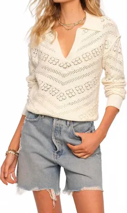 Heartloom Renzo Sweater Top In Beige