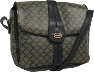 Celine Pre-owned Canvas Vintage Cross Body Bag - Dames - Vintage Schoudertas - Blauw - ONE Size - Vintage