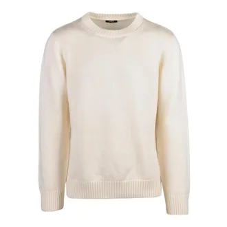 Add Truien & Vesten, Heren, Wit, XL, Wol, Maglione Girocollo