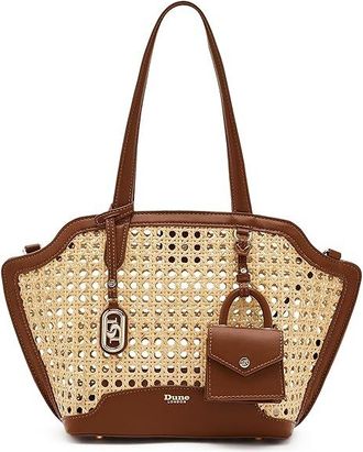 Dune London Dinidecided Womens Handbags Natural, Rattan