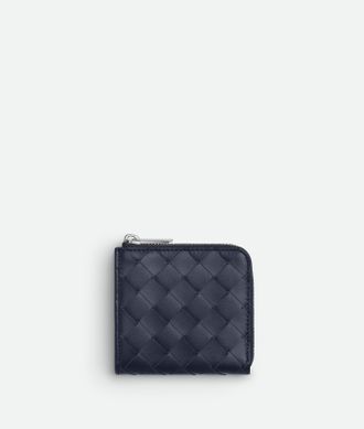 Bottega Veneta Intrecciato Square Zip Around Wallet - Bottega Veneta