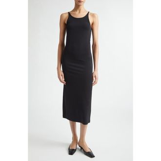 Toteme Fluid Jersey Slip Dress in Black at Nordstrom, Size X-Small
