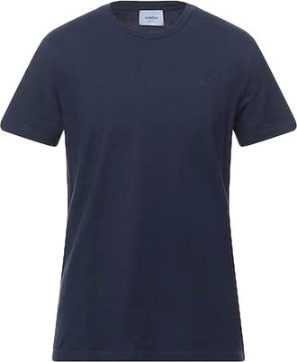 Dondup Katoenen T-shirt met logo-opdruk - Heren - T-shirts - Blauw - S - Katoen - Tops