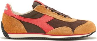 Diadora Heritage Equipe Italia Bruin Kastanje Sneaker - Heren - Sneakers - Bruin - 42 EU - Leer - Schoenen