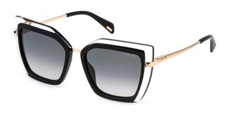 Police SPLP43 STARLIGHT 1 0Z50 Womens Sunglasses Black Size 54