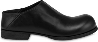 Moschino Folding Heel Black Flat Shoes