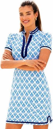 Cabana Life Short Sleeve Sport Dress in Heritage at Nordstrom, Size X-Large