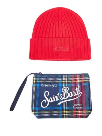 MC2 Saint Barth Aline clutch en Wengen muts - Rood