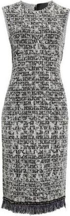 Givenchy Knit Short Chain Dress Black/White, Size XS
