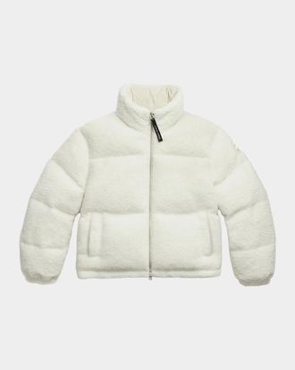 Canada Goose Fallon Puffer Jacket in High-Pile Fleece