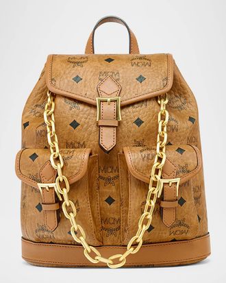 MCM Aren Mini Visetos Backpack
