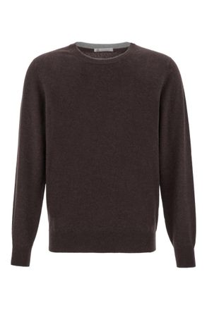 Brunello Cucinelli Dark Brown Knitted Sweater