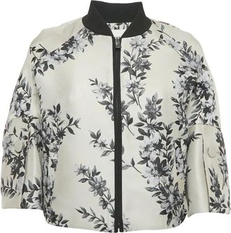 Fendi Giacca a fiori jacquard - Toni neutri