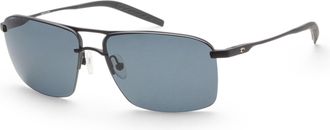 Costa Costa del Mar Mens 62mm Matte Black Sunglasses