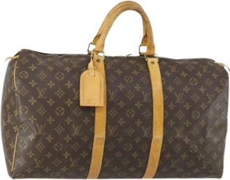 Louis Vuitton Pre-owned Weekend Bags, female, Brown, Size: ONE SIZE Pre-owned Weekend Bag