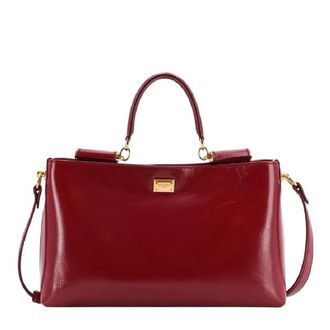 Dolce & Gabbana Dolce And Gabbana Red Vittoria Leather Handbag