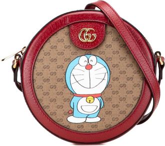 Gucci Pre-owned Cross Body Bags, female, Brown, Size: ONE SIZE Pre-owned Round Shoulder Bag