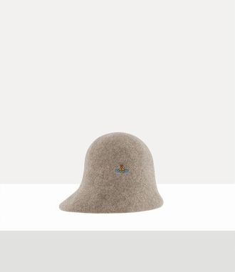 Vivienne Westwood Cloche Cloche Wool Mocha S/m Unisex
