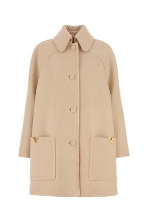 Valentino Garavani Cream Wool Coat