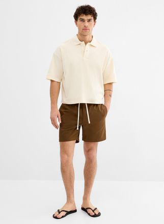Le 31 Mens Drawstring-waist chino short Inseam: 7
