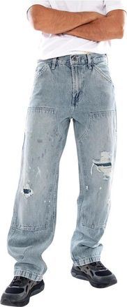 Levi's 568 Loose Straight Double Knee - Heren - Loose Fit Jeans - Blauw - W32 L32 - Katoen - Jeans