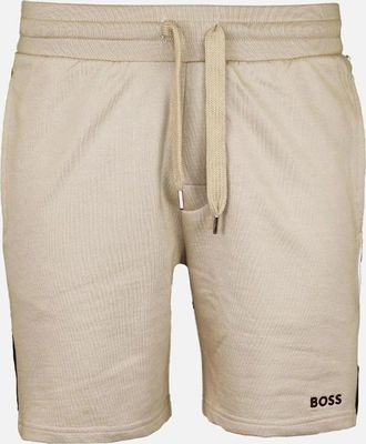 HUGO BOSS Mens BOSS Iconic Lounge Shorts, Light Beige - Size: 32/33/32