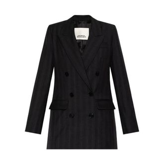 Isabel Marant Jevima Blazer - female - Isabel Marant - Blazers - Gray - XS - Jackets