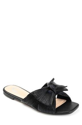 Journee Collection Serlina Sandal in Black at Nordstrom Rack, Size 6.5